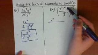 Simplifying Exponent Expressions