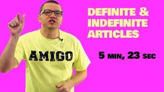 Definite and Indefinite Articles in Spanish