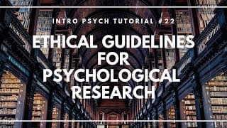 Psychology Research Ethics