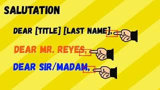 Writing a Formal Request Letter