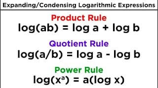 Logarithm Properties and Base Change