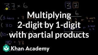 Partial Products Multiplication