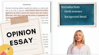 Writing an Opinion Essay