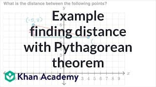 Distance Formula and Pythagorean Theorem