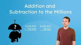 Adding Big Numbers Word Problems