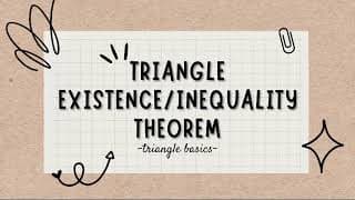 Triangle Inequality Theorem