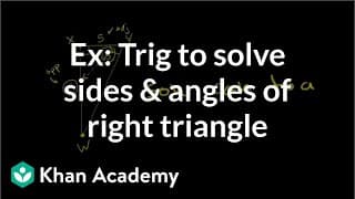 Solving Right Triangles