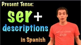 Ser Conjugations in the Present Tense