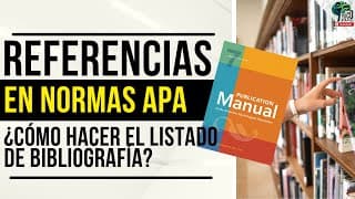 Formato APA: Listas de Referencias