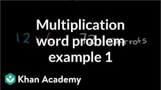 Multiplying with Word Problems