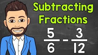 Subtracting Fractions with Different Denominators